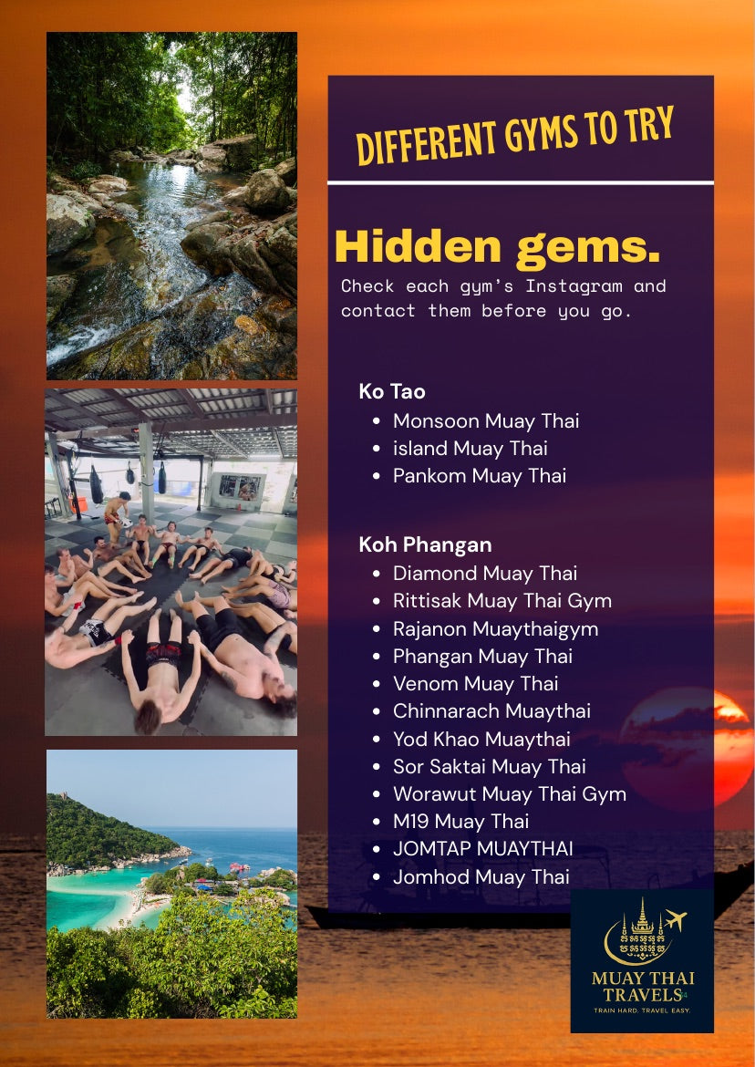Guide 2.0 page preview: Different Muay Thai gyms to try