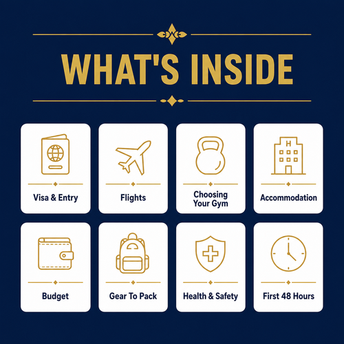 Free Muay Thai Thailand Trip Checklist